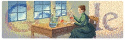 Marie Curie Google Doodle IDBOOX