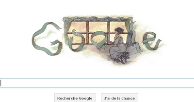 Doodle Google  Flaubert IDBOOX