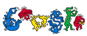 Keith Haring Google Doodle IDBOOX