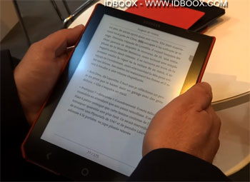 Cybook Ocean : découverte de la liseuse d'ebooks (vidéo) - IDBOOX