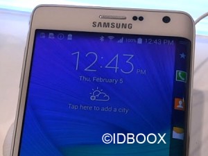 Samsung Galaxy S6 Edge courbés des deux côtés