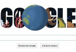 Journee de la terre doodle Google quiz