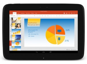 Microsoft place applis sur tablettes Android