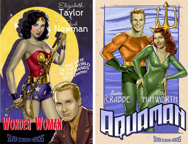 Comics super-héros acteurs années 60