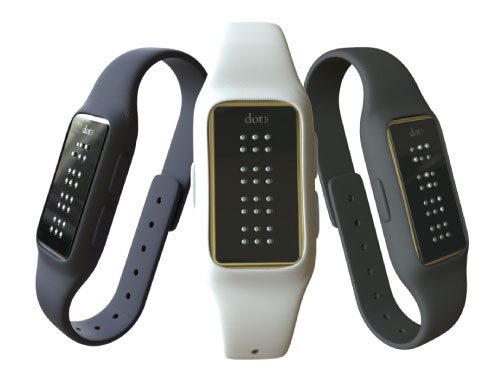 Smartwatch Dot braille malvoyant