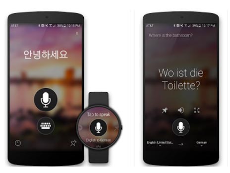 Microsoft apps sur Android Wear et Apple Watch