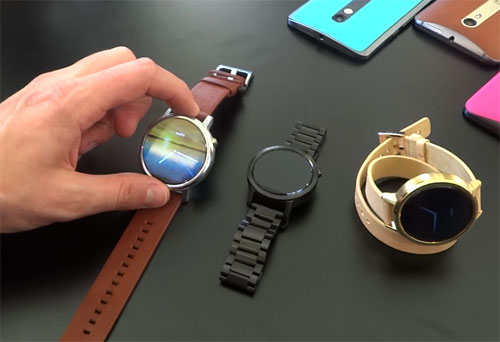 Motorola fait une pause dans le montres connectées