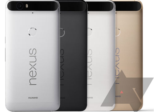 Nexus 6P et Nexus 5X différentes couleurs