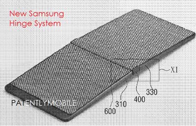 Samsung smartphone avec écran pliable