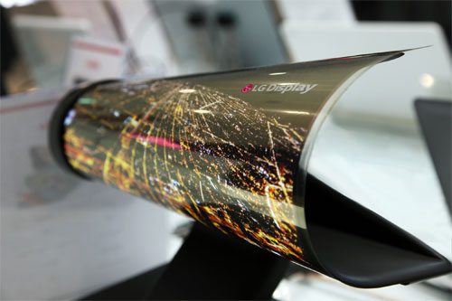 LG écran OLED flexible pliable 2017