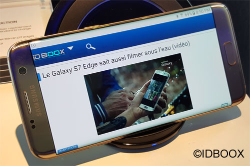 Samsung un galaxy S8 avec un écran plus grand