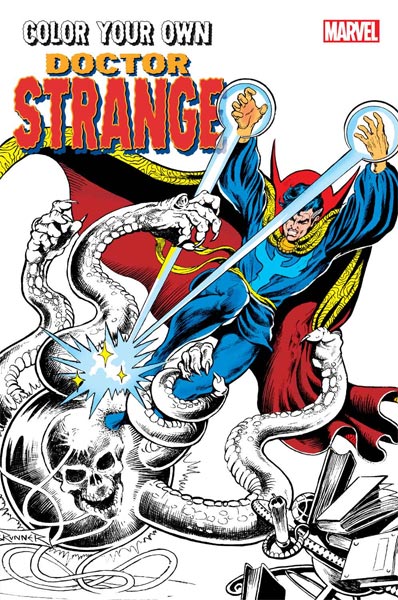 Marvel livres coloriages adultes Docteur Srtange