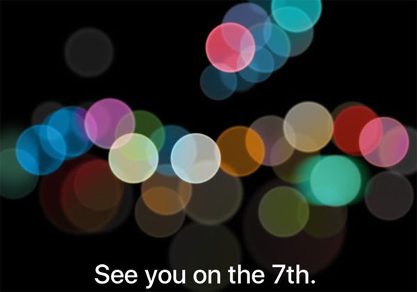 iPhone 7 invitation 7 septembre et caractéristiques