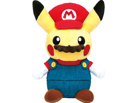 Mario Pikachu un Pikachu à moustache