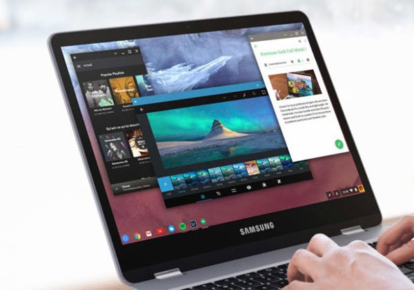 Samsung ChromeBook Pro sous Chrome OS