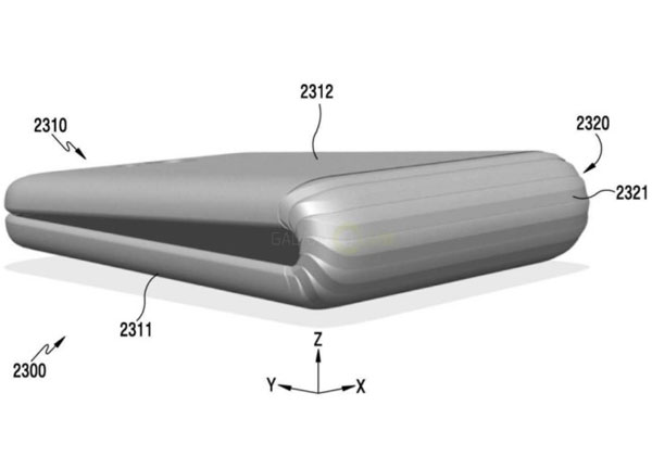 Samsung aperçu smartphone flexible avec écran pliable