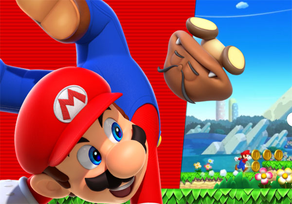 Super Mario Run sur smartphones Android