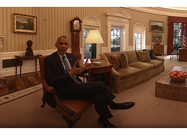 obama realite virtuelle maison blanche
