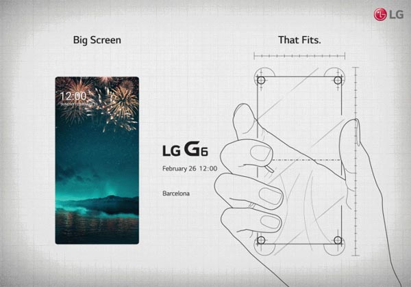LG G6 au MWC 2017 avec un grand écran