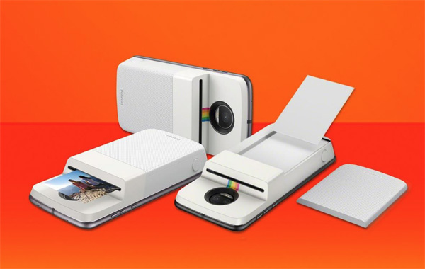 Moto Z avec une imprimante Polaroid