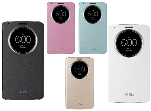 LG G3 étui QuickCircle
