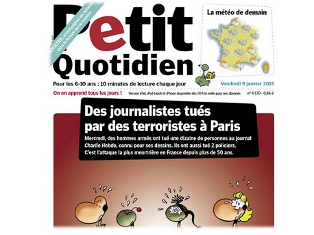 Petit quotidien Charlie Hebdo Enfants