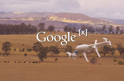 Google test drones Project Wing aux USA