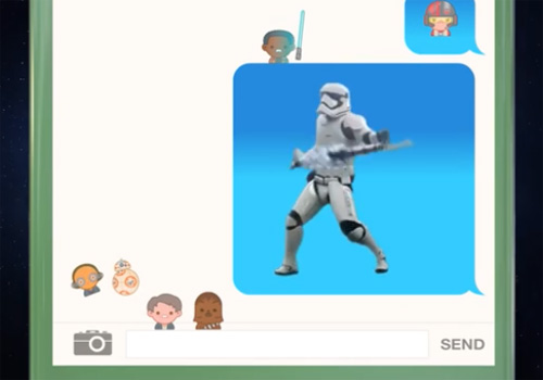 Star Wars R2veil de la Force en Emoji