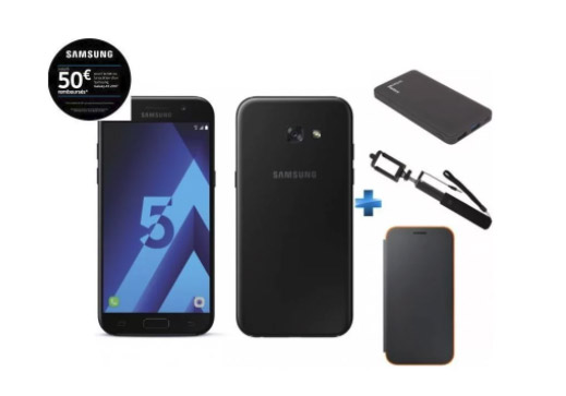 Bon Plan Galaxy A5 avec 3 accessoires à 279€