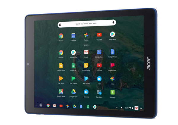 Acer Chromebook Tab 10 tablette sous Chrome OS