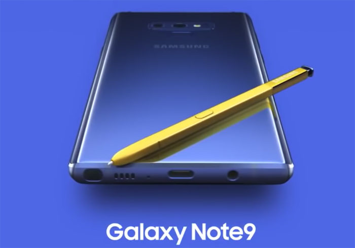 Galaxy Note 9 Samsung publie vidéo par erreur