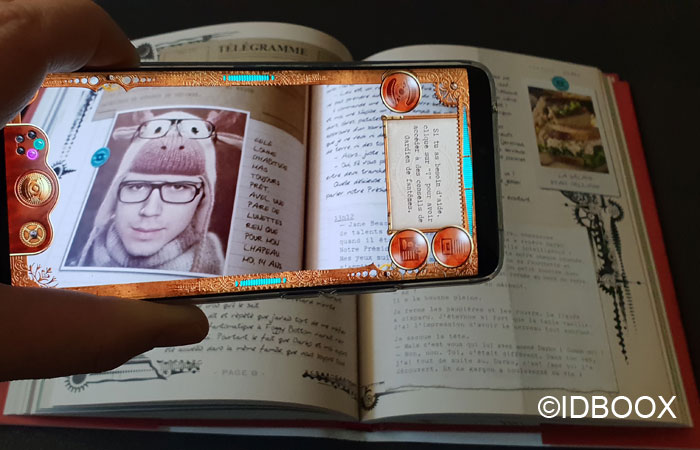 Livre Journal d’un Gardien de Fantômes avec de la réalité augmentée 01