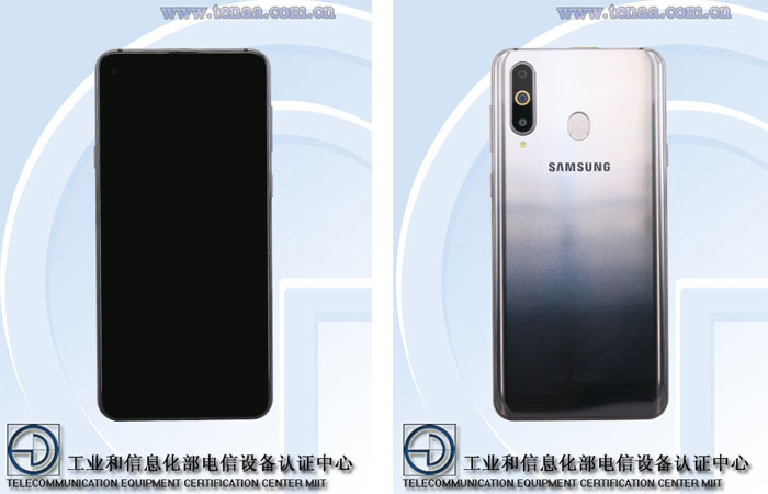 Samsung Galaxy A8s les photos de la TENAA