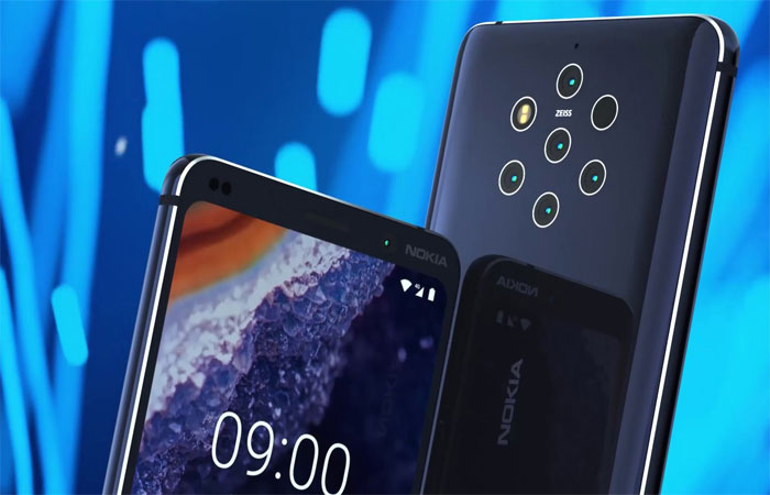 Nokia tease sur les 5 caméras du Nokia 9 PureView