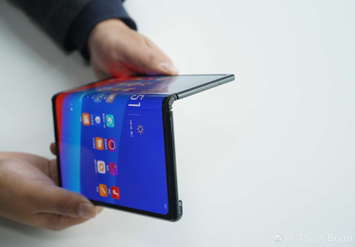 Oppo avait un smartphone pliable au MWC 2019