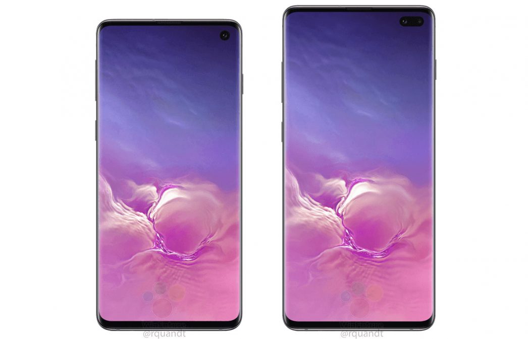 Samsung Galaxy S10 des visuels promotionnels