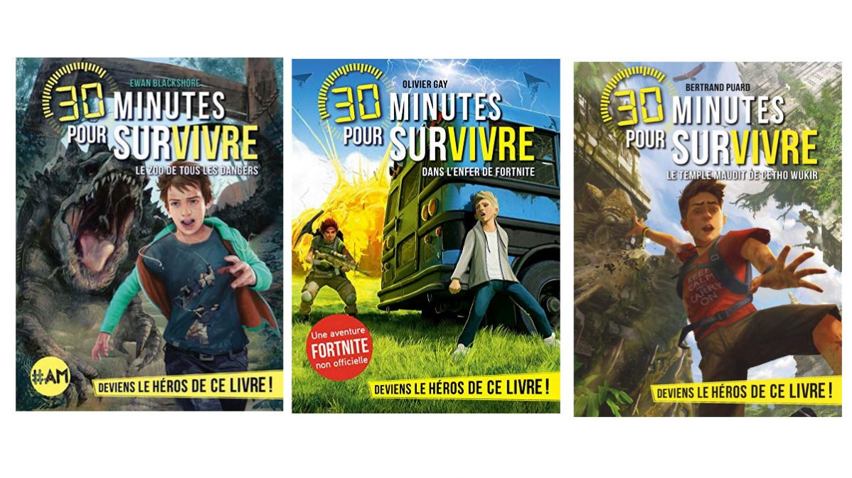 Livres dont vous êtes le héros 30 minutes pour survivre chez Albin Michel