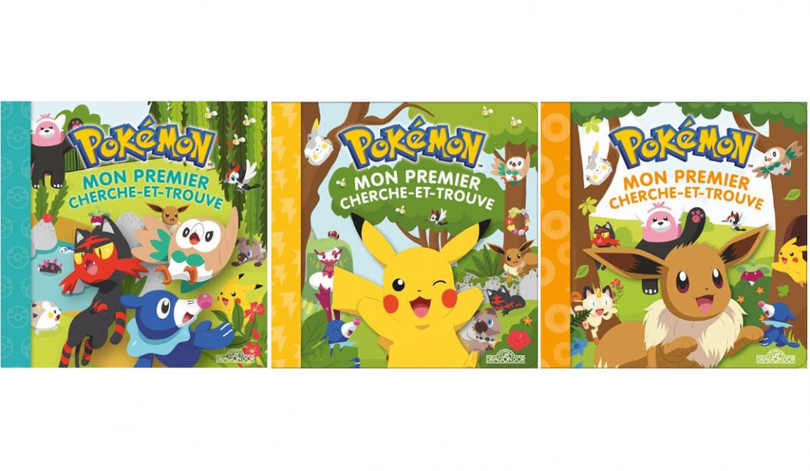 Livre enfant Pokemon Mon premier cherche et trouve