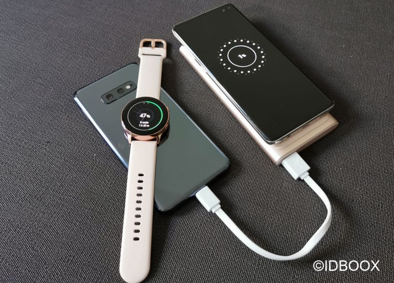 Test de la batterie Samsung 10A à recharge rapide et sans fil - IDBOOX