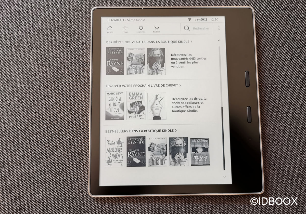 Kindle Oasis - La nouvelle liseuse  est dispo - IDBOOX