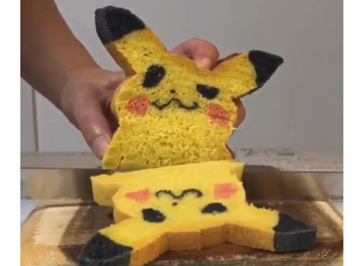 Japon pain de mie en forme de Pokémon