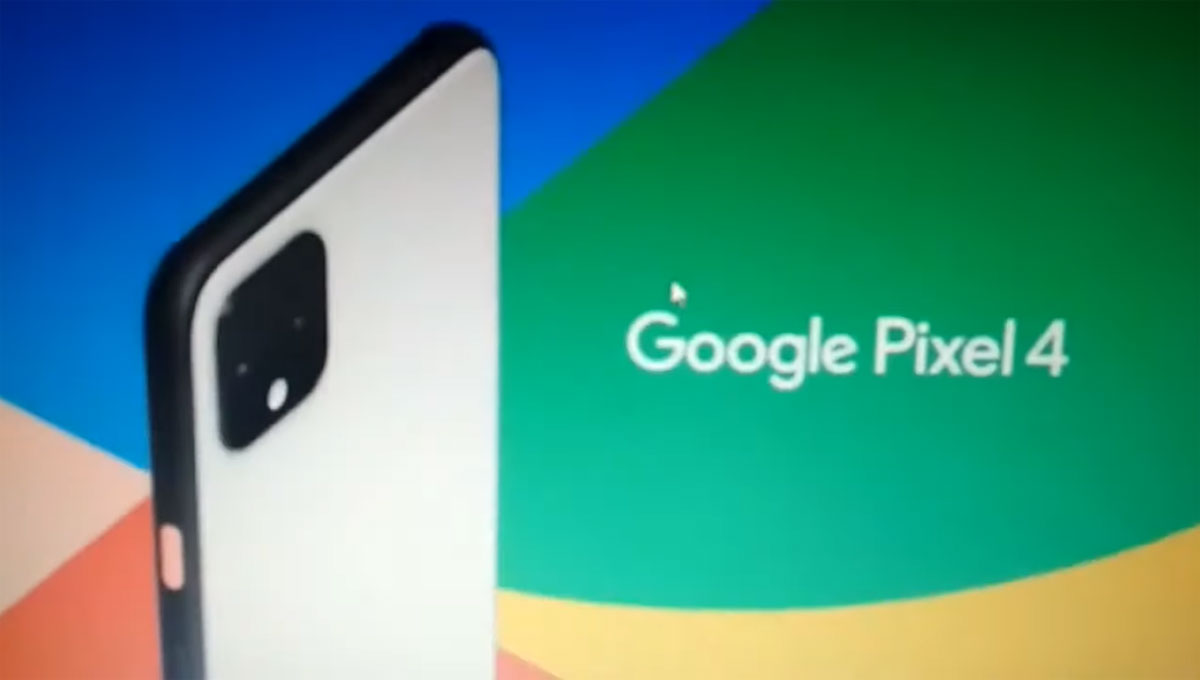 Google Pixel 4 dans une vidéo promotionnelle 