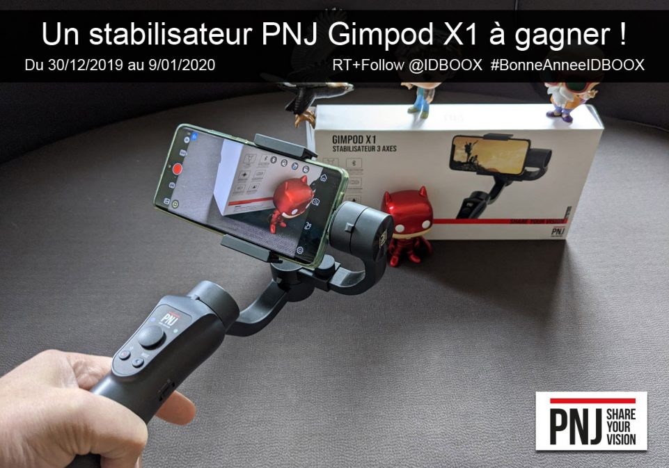 Jeu 1 stabilisateur pour smartphone PNJ Gimpod X1 à gagner