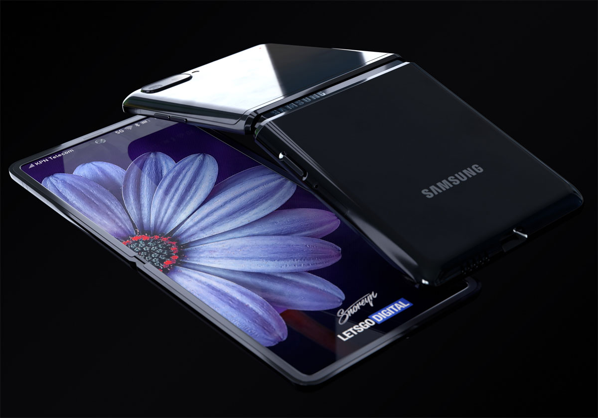 SAmsung Galaxy Z Flip avec un capteur photo de 12MP