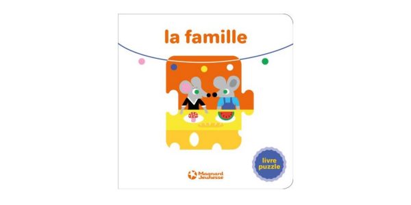 la famille livre puzzle enfants