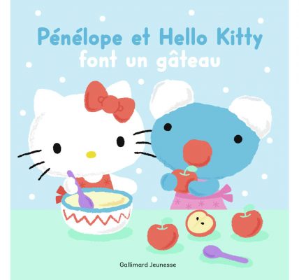Livre enfants - Pénélope et Hello Kitty une recette de gâteau