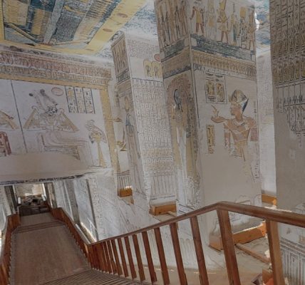 visite virtuelle pharaons egypte tombeau confinement