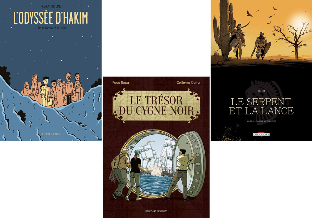 BD Chroniques de trois BD Delcourt pour le week-end