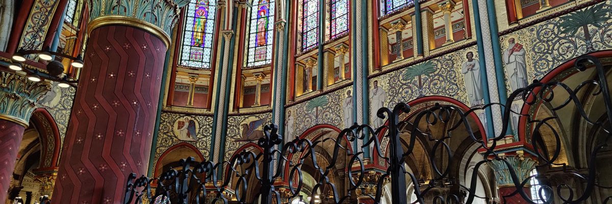 Visite virtuelle de la restauration des peintures de l’église Saint-Germain-des-Prés