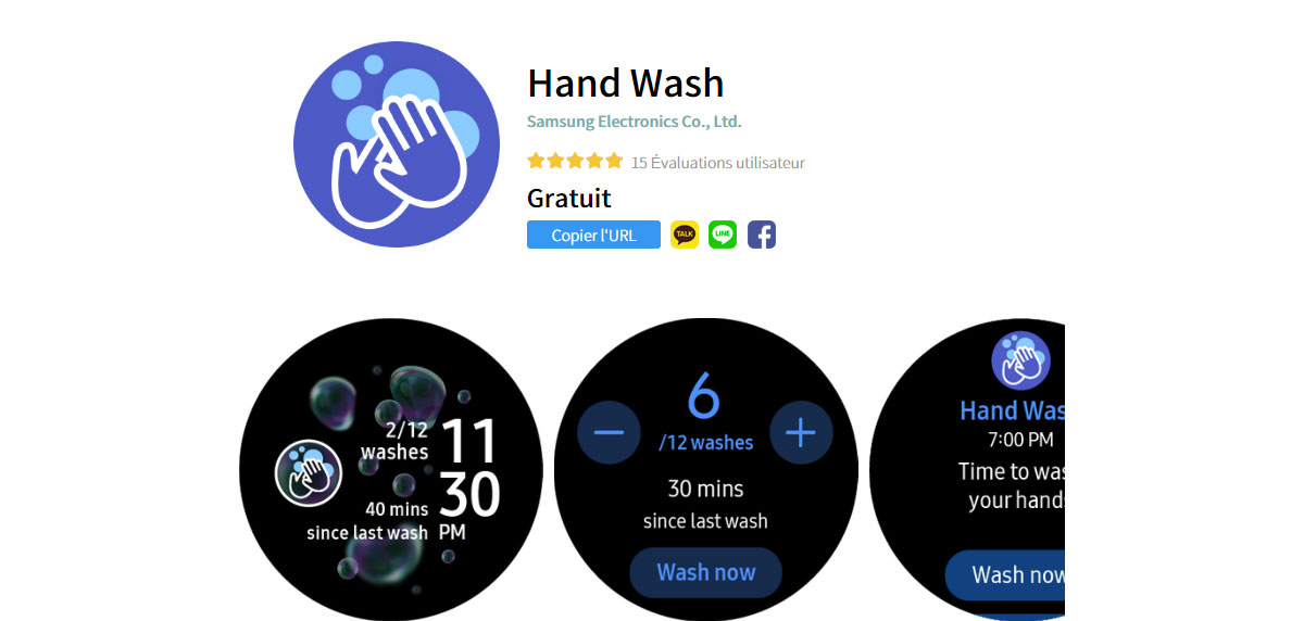 Covid-19 - Une appli Samsung pour se laver les mains et respecter ce geste barrière